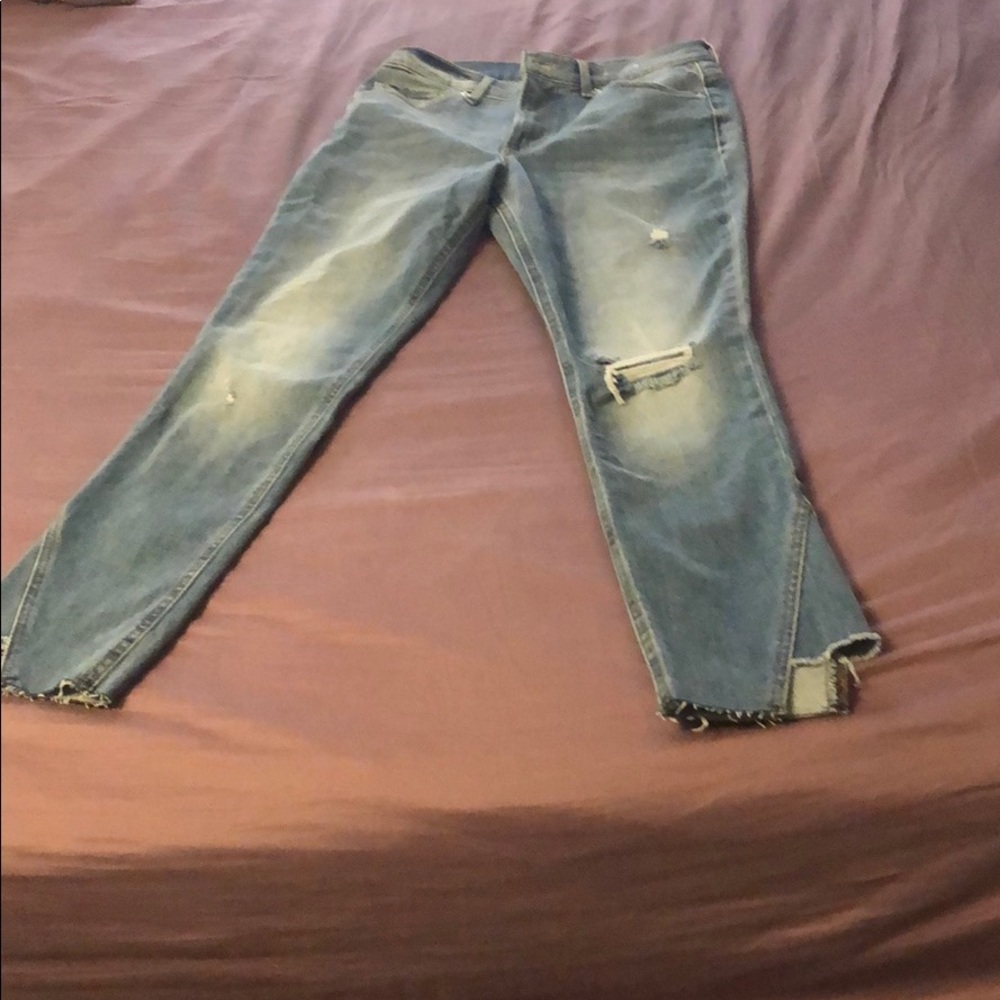 Express ankle jeans worn once